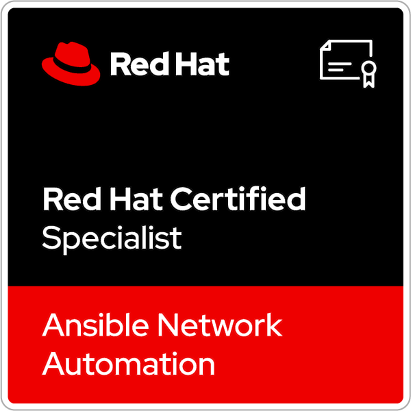 Red Hat Certified Specialist in Ansible Network Automation